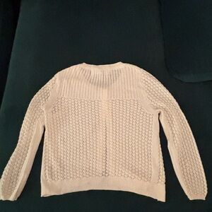 Anthropologie Cream Knit Women's crop Cardigan